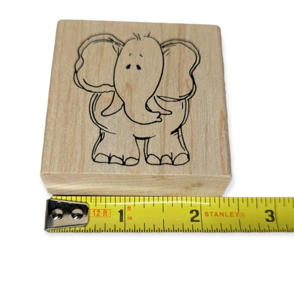 Stamps by Judith & Heather H-48 Medium Facing Elephant Stamp - Picture 4 of 5